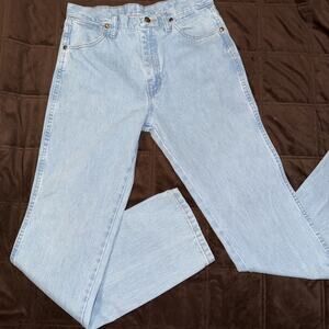 Wrangler 936GBH Women’s Fit 30x32 Light Wash Western Jean EUC Stagecoach Fest